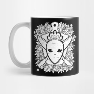 Radish/Carrot and Knife Coat of Arms Mug